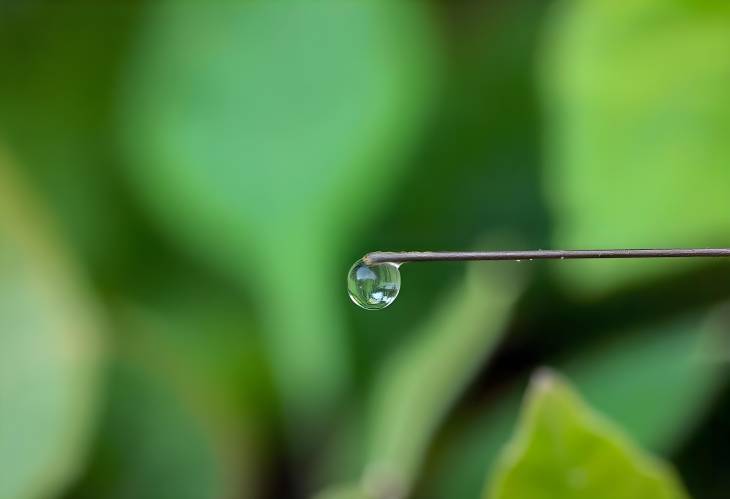 Aqua Serenity The Beauty of Water Drops in Nature